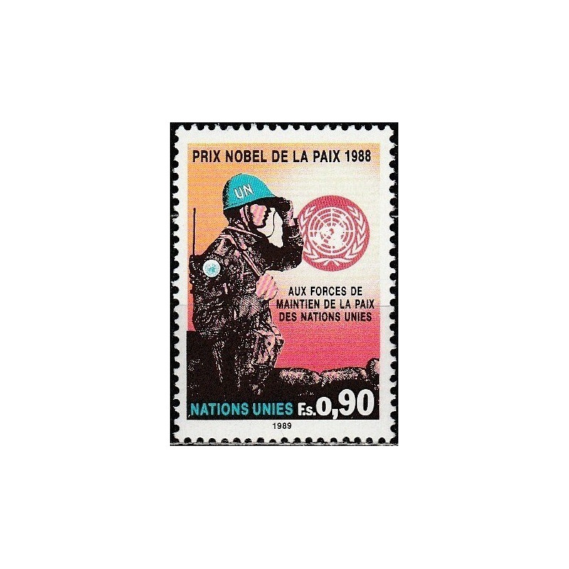 JT biuro Ženevoje pašto ženklai (1989). JT taikdariai