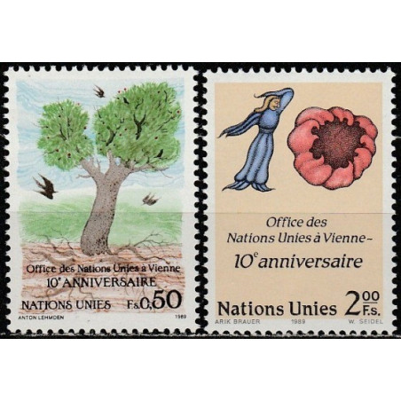 Jungtinės Tautos (Ženeva) 1989. Jungtinių Tautų Vienos biurui 10 metų