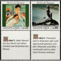 Jungtinės Tautos (Ženeva) 1989. Žmogaus teisių deklaracija (vokiečių k.)