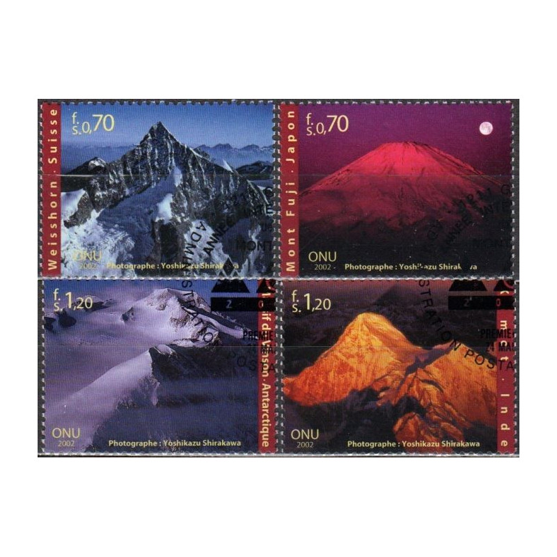 JT biuro Ženevoje pašto ženklai (2002). Kalnai