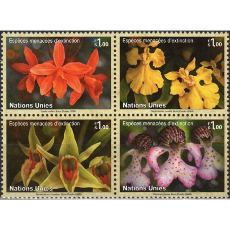 JT biuro Ženevoje pašto ženklai (2005). Orchidėjos