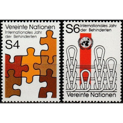 JT biuro Vienoje pašto ženklai (1981). Neįgalumas