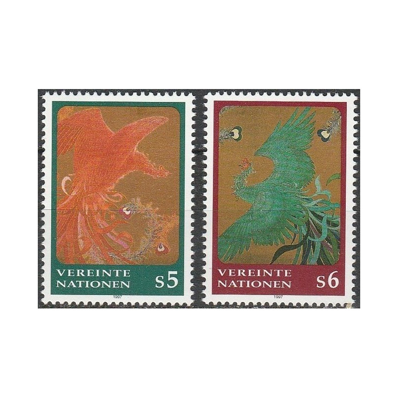 JT biuro Vienoje pašto ženklai (1997). Paveikslai