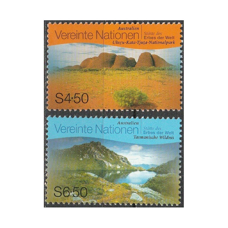 JT biuro Vienoje pašto ženklai (1999). Gamtos paveldas