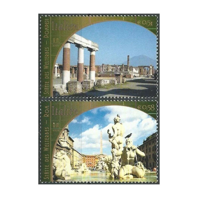 Jungtinės Tautos (Viena) 2002. Kultūros paveldo paminklai Italijoje