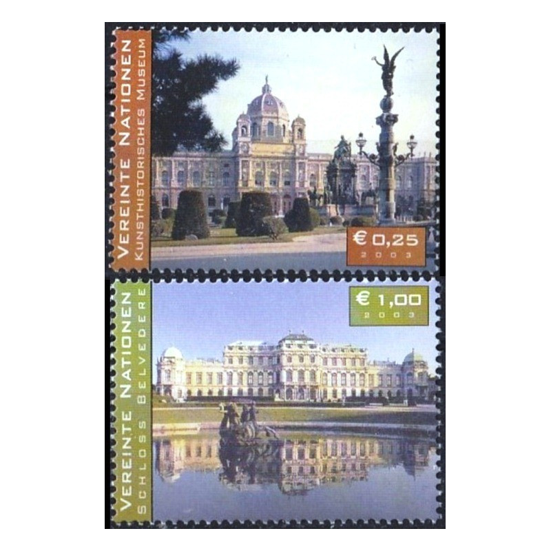JT biuro Vienoje pašto ženklai (2003). Architektūra Vienoje