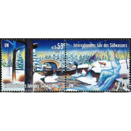 JT biuro Vienoje pašto ženklai (2003). Gėlo vandens ištekliai