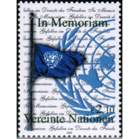 UN Office at Vienna stamps (2003) for sale. In Memoriam Peacemakers