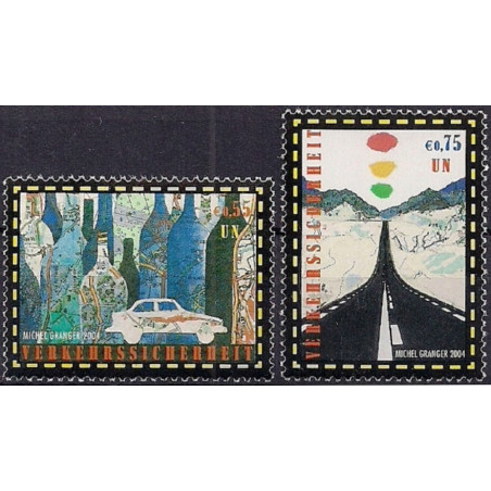 UN Office at Vienna stamps (2004) for sale. Road traffic safety