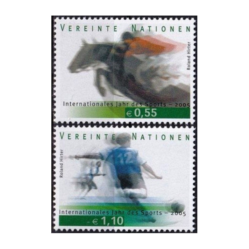 JT biuro Vienoje pašto ženklai (2005). Sportas