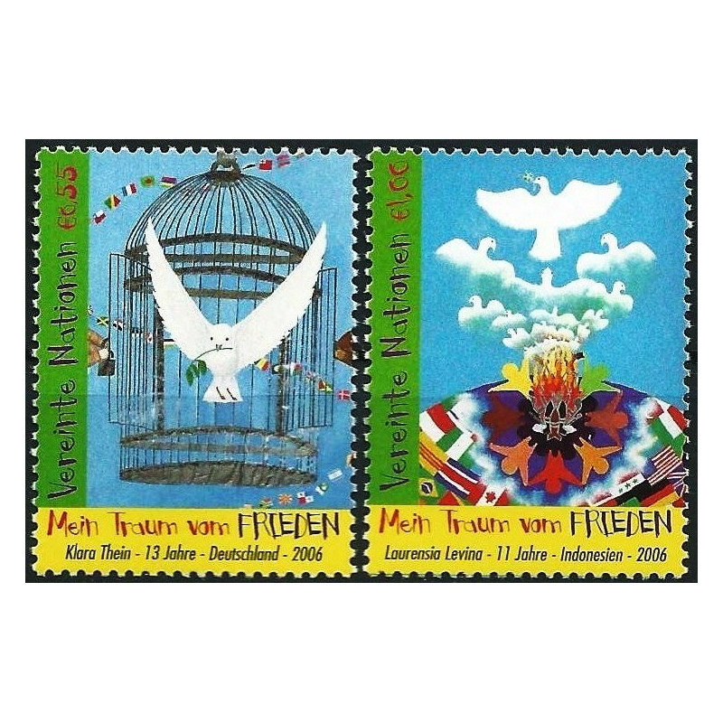 JT biuro Vienoje pašto ženklai (2006). Pasaulinė taikos diena