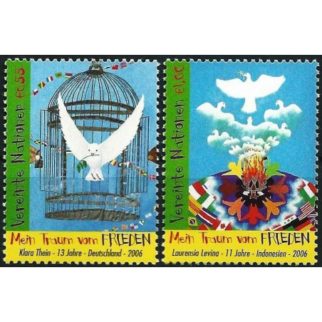 UN Office at Vienna stamps (2006) for sale. World Peace Day