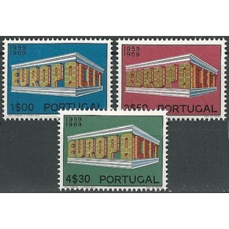 Portugalijos pašto ženklai (1969) - Fantastiškos Europa ženklų kainos‎