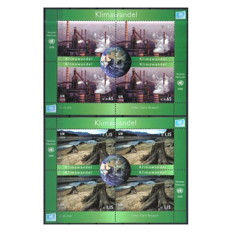JT biuro Vienoje pašto ženklai (2008). Klimato kaita