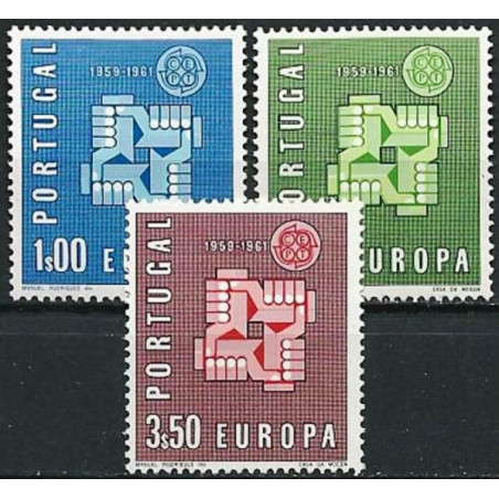 Portugalijos pašto ženklai (1961) - Fantastiškos Europa ženklų kainos