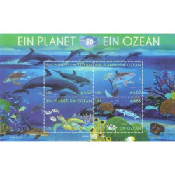 JT biuro Vienoje pašto ženklai (2010). Vandenynų gyvūnija