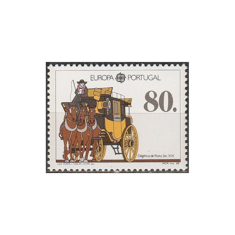 Portugalijos pašto ženklai (1988). Transportas ir ryšiai