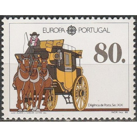 Portugalijos pašto ženklai (1988). Transportas ir ryšiai