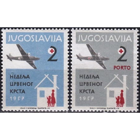 Yugoslavia stamps (1957) for sale. Red Cross (charity issues)