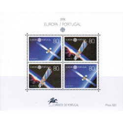 Portugalijos pašto ženklai (1991). Europos kosmoso tyrinėjimai