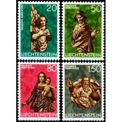 Lichtenšteino pašto ženklai (1977). Kalėdos (skulptūros)