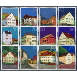 Lichtenšteino pašto ženklai (1978). Tradiciniai pastatai