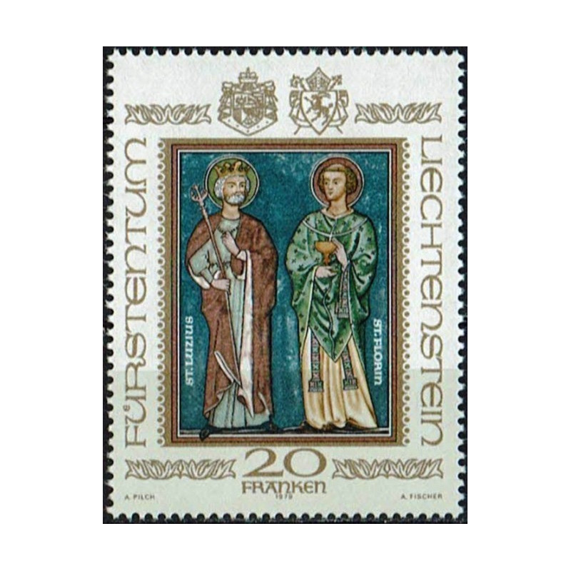 Lichtenšteino pašto ženklai (1979). Šventieji (krašto globėjai)