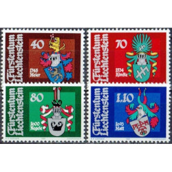 Lichtenšteino pašto ženklai (1981). Senoviniai herbai