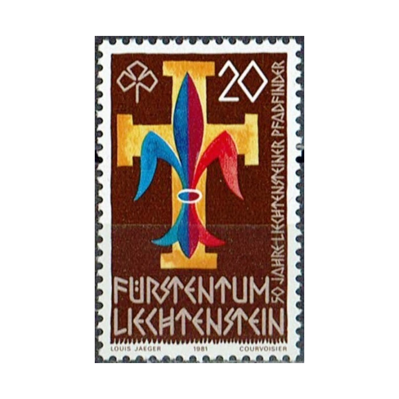 Lichtenšteino pašto ženklai (1981). Skautai