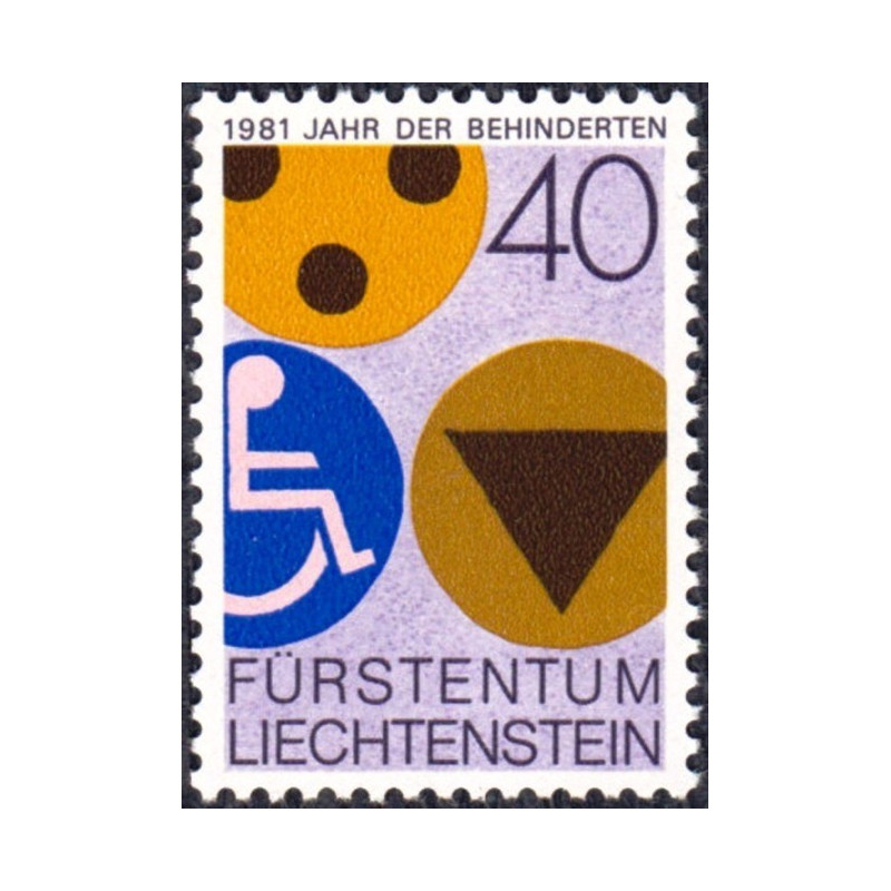 Liechtenstein stamps (1981) for sale. International Year of the Disabled