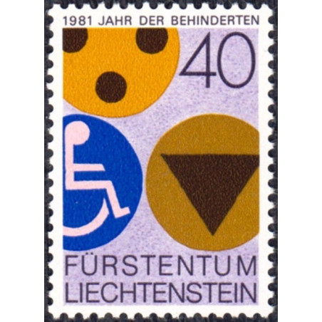 Liechtenstein stamps (1981) for sale. International Year of the Disabled