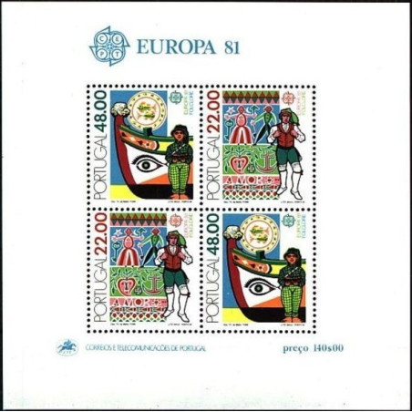 Portugalijos pašto ženklai (1981). Liaudies kultūra
