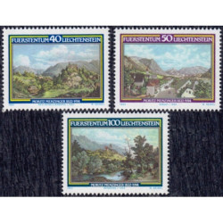 Lichtenšteino pašto ženklai (1982). Kraštovaizdžiai paveiksluose