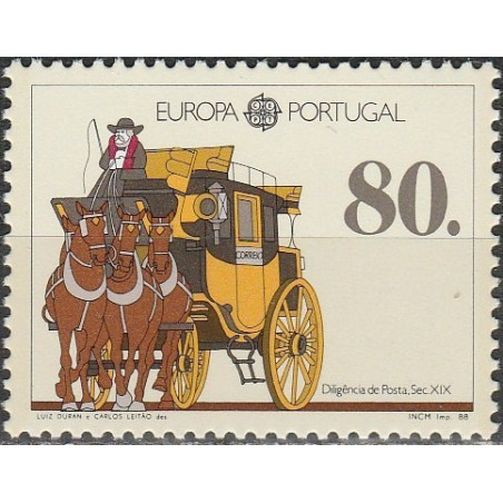 Portugalijos pašto ženklai (1988). Transportas ir ryšiai