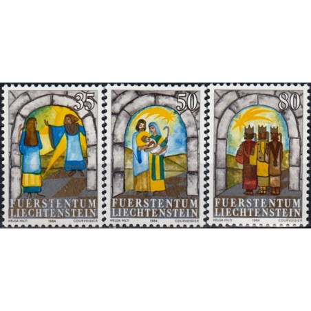 Liechtenstein stamps (1984) for sale. Christmas