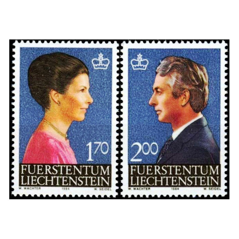 Lichtenšteino pašto ženklai (1984). Kunigaikščių šeimos nariai