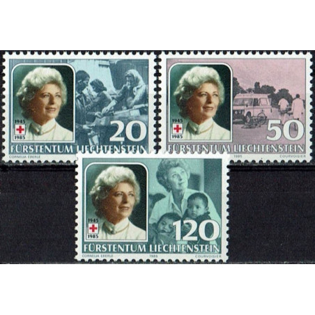 Lichtenšteinas 1985. Kunigaikštienė - Raudonojo Kryžiaus prezidentė