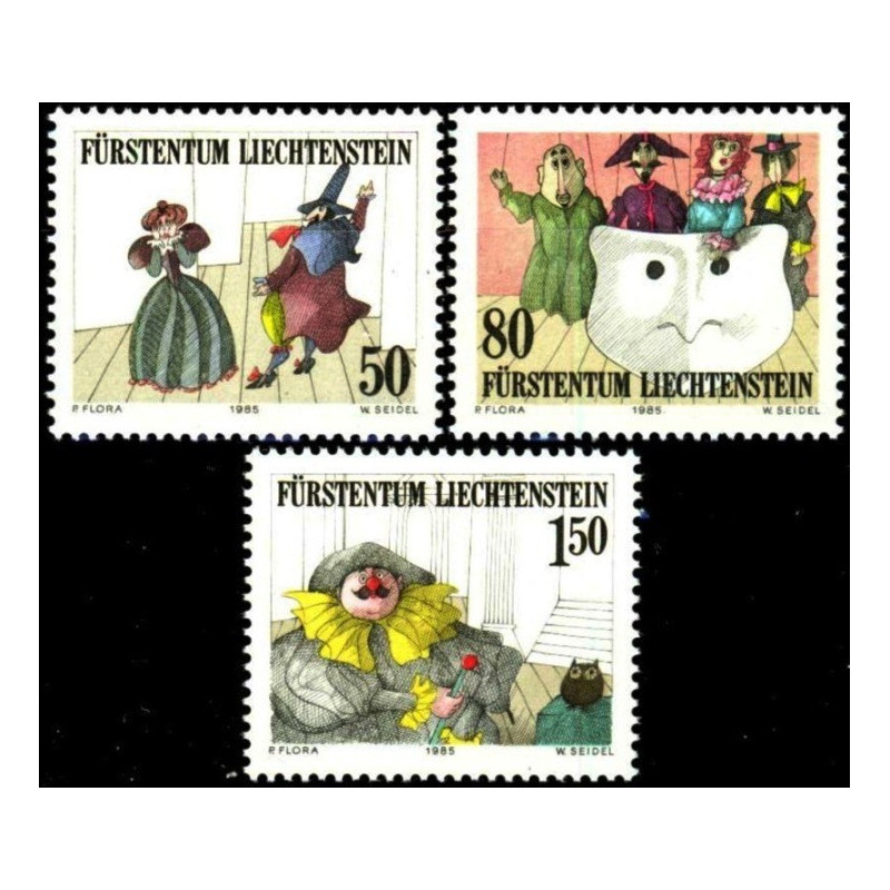 Lichtenšteino pašto ženklai (1985). Teatras