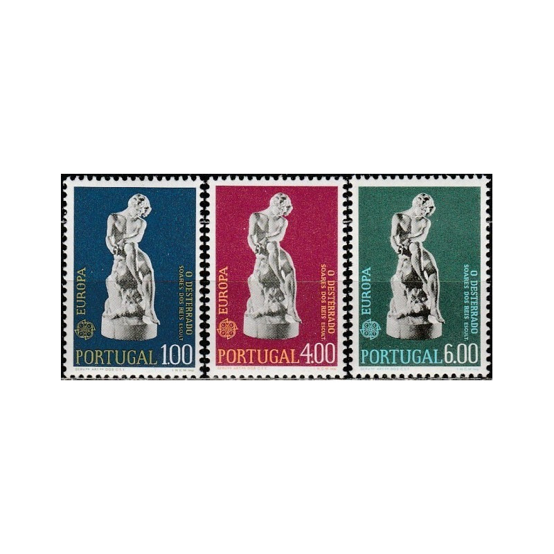 Portugalijos pašto ženklai (1974). Skulptūros