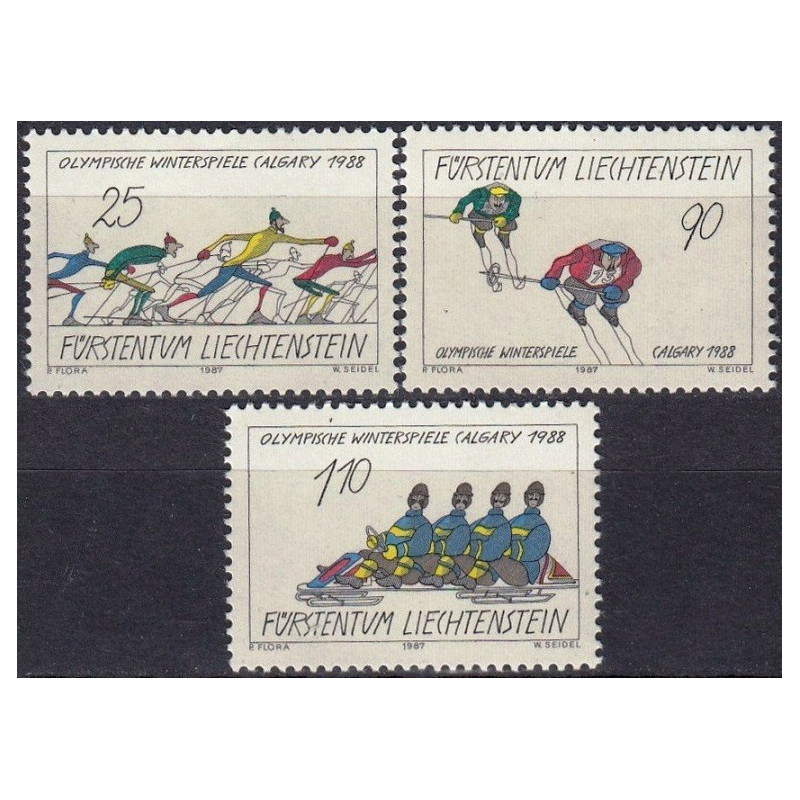 Lichtenšteinas 1987. Kalgario žiemos olimpinės žaidynės
