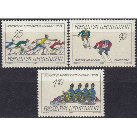 Lichtenšteinas 1987. Kalgario žiemos olimpinės žaidynės