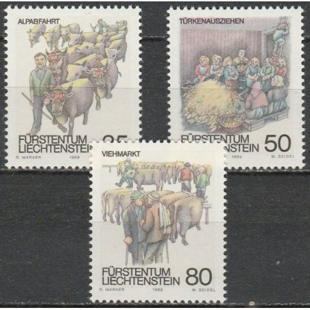 Lichtenšteino pašto ženklai (1989). Rudens derlius