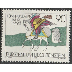Lichtenšteino pašto ženklai (1990). Pašto istorija