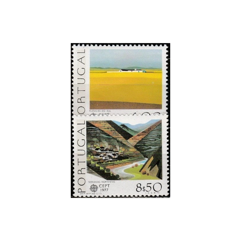 Portugalijos pašto ženklai (1977). Kraštovaizdžiai