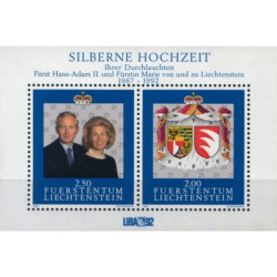 Lichtenšteino pašto ženklai (1992). Kunigaikščių vedybų sukaktis