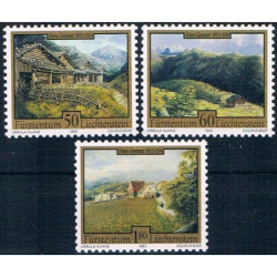 Lichtenšteino pašto ženklai (1993). Kraštovaizdžiai paveiksluose