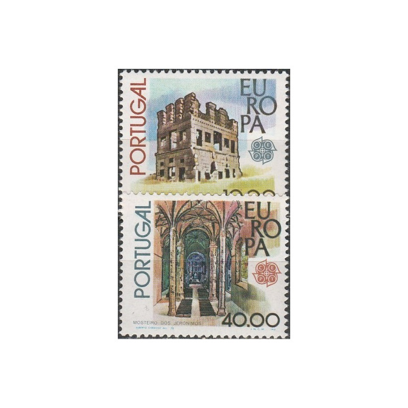 Portugalijos pašto ženklai (1978). Architektūros paminklai