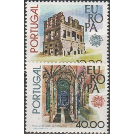 Portugalijos pašto ženklai (1978). Architektūros paminklai