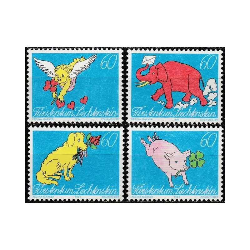 Lichtenšteino pašto ženklai (1994). Asmeniniai sveikinimai