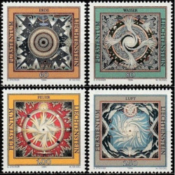 Lichtenšteinas 1994. Pradiniai elementai (oras, vanduo, ugnis ir žemė)